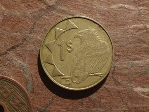 ナミビア　1Dollar　黄銅　2006年　KM#4　(22.6mm, 5.0g)