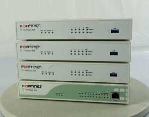 4台セット AC1個付 初期化済 FORTINET フォーティネット FortiGate FG-60D FG-30E Firewall UTM ネットワーク ファイアウォール S051306