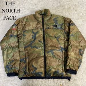 THE NORTH FACE ノースフェイス　ダウンジャケット　L サミットシリーズ カモフラ　迷彩　アウトドア メンズ