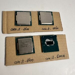【4枚まとめ】Core i5 intel 6400 / 4460 /4200M CPU