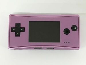 K18-903-0513-034【中古】任天堂 ゲームボーイアドバンスソフト用 携帯型ゲーム機「ゲームボーイミクロ」ピンク 本体のみ ※動作確認済み