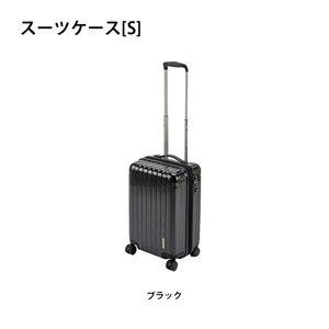 パルティール スーツケース TSAロック付きWFタイプ S ブラック M5-MGKPJ01538BK