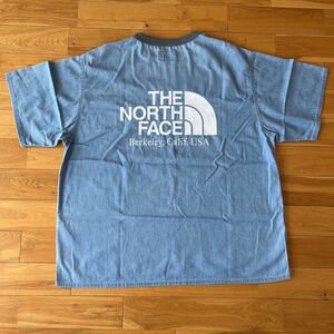 激レア！美品★THE NORTH FACE ノースフェイスパープルレーベル半袖Tシャツ サイズM NT3269N デニムインディゴプルオーバー