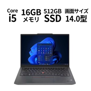 Lenovo 21JKS0K100　ThinkPad E14 Gen 5：Core i5-13500H 14.0型 WUXGA IPS液晶 16GB 512GB SSD Office付 Windows11 Pro　新品！