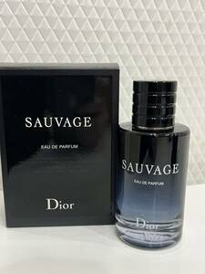 G「19532」Christian Dior クリスチャンディオール SAUVAGE 香水　100ｍｌ