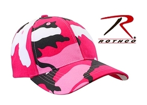 Rothco キャップ シュプリーム 9180 ピンクカモ 迷彩 | ベースボールキャップ 野球帽 メンズ ワークキャップ