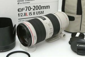 美品｜キヤノン EF70-200mm F2.8L IS II USM CA01-T1363-2N5 キヤノンEFマウント フルサイズ 望遠ズーム Lレンズ