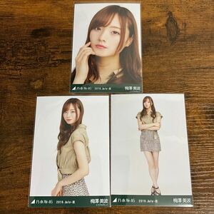 乃木坂46 梅澤美波 2019 July 生写真 コンプ 