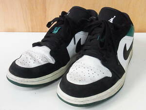 人気 NIKE ナイキ AIR JORDAN1 RETRO LOW エアジョーダン1 ミスティックグリーン サイズ27.5cm