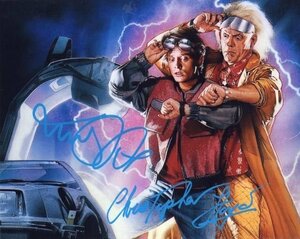 【UACCRD】『バック・トゥ・ザ・フューチャー』キャストby2名直筆サイン■Back to the Future●