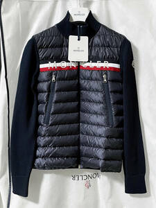 MONCLER MAGLIA TRICOT CARDIGAN モンクレール マグリア ニット カーディガン ダウンジャケット サイズ14A 164cm*パーカー ベスト キッズ