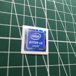 エンブレムシール Intel ATOM x5 insideパソコンシール@3257