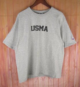 ST10353 90s Champion チャンピオン 米軍 Tシャツ USMA グレー LARGE（クリックポスト可）