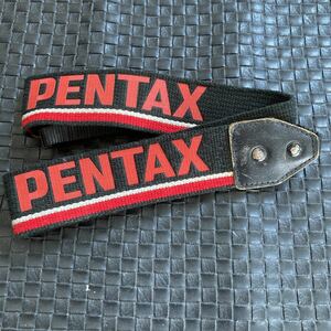 【送料無料】Pentax ペンタックス 純正 カメラ ストラップ 赤色(レッド)×黒色(ブラック)×白色(ホワイト) 1