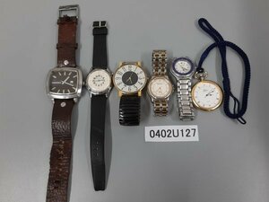 0402U127　時計　腕時計　懐中時計　ジャンク品　おまとめ　CITIZEN　DIESEL　バーバリー　クレージュ　など