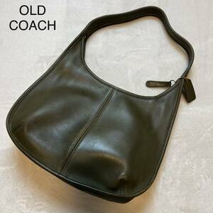 希少カラー OLD COACH オールドコーチ ワンショルダーバッグ エルゴ グリーン