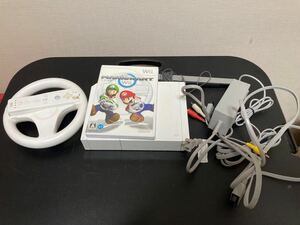 ◇ゲーム◆Nintendo 任天堂 Wii RVL-001 Wii Fit/ソフト リモコン ハンドル マリオカート 