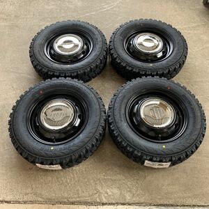 【ネオキャロ】新品ヨコハマ GEOLANDER M/T G003 145/80R12 80/78N ハイゼットキャリー サンバー N-VANエブリィ　ジオランダー　クローム