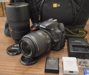 Nikon デジタル一眼レフカメラ D5600 レンズ2本付 シャッター数11,875枚 AF-S DX18-55mm f/3.5-5.6GVR・AF-S DX55-300mmｆ/4.5-5.6GEDV