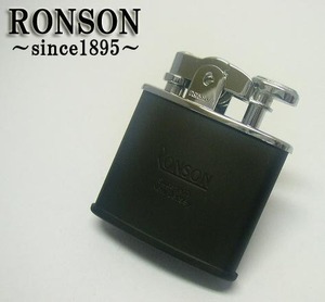 送料210円～RONSON(ロンソン)Standard(スタンダード)R02-1028(黒マット)オイルライター 真鍮(日本製)