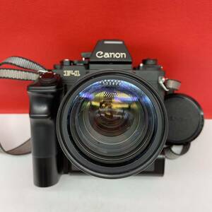 □ Canon New F-1 一眼レフ フィルムカメラ ボディ New FD 35-105mm F3.5 レンズ AE MOTOR DRIVE FN / BATTERY PACK FN ジャンク キャノン