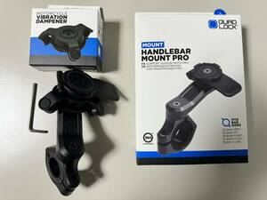 即決！新品Quad Lock/クアッドロックのバイク用ハンドルバーマウントPROと衝撃(振動)吸収ダンパーのセット