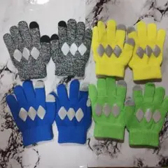 手袋 ニット手袋 子ども キッズ 3－6歳用 4枚セット 防寒
