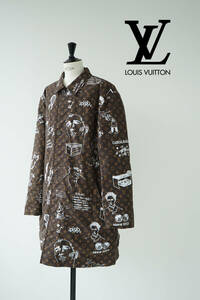 2023AW LOUIS VUITTON ルイヴィトン モノグラム シングルブレステッド リバーシブル コート ジャケット size56 RM232 YH0 HPC70E 0326772