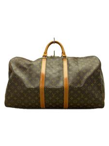 LOUIS VUITTON◆キーポル55/モノグラム/ボストンバッグ/レザー/BRW/総柄/M41424