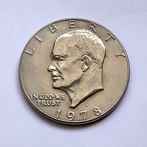 【希少品セール】アメリカ 大型 1ドル硬貨 1978年 ミントマークD 1枚