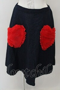 Candy Stripper / SWEET HEART DENIM SKIRT O-22-12-13-008o-1-SK-PU-P-IG-ZT131