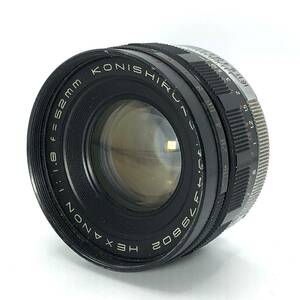 #825 ★良品★ KONISHIROKU HEXANON f=52mm F1.8 コニカFマウント