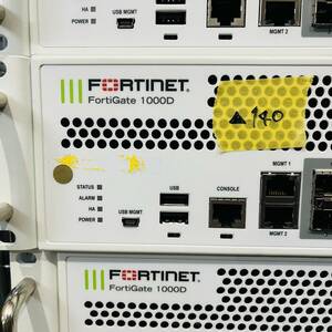 ▲140【通電OK】Fortinet FG-1000D 次世代ファイアウォール セグメンテーション セキュアWebゲートウェイ IPS モバイルセキュリティ