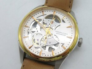 1円◆稼働◆ ハミルトン H324250 シルバー 自動巻き ユニセックス 腕時計 N10801