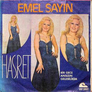 C00190680/EP/Emel Say?n「Hasret / Bir Gece Ans?z?n Gelebilirim（1974年：SP-1055）」