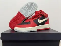 ナイキNike Air Force 1 Mid Split Black/Red