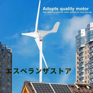 [エスペランザストア] 500W 12V 風力タービン発電機、風力タービン3ブレードS型風力発電機キット電気生産者機器