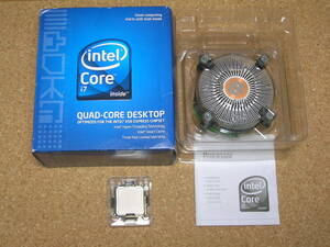 自作ＰＣ部品　intel CPU i7-920　クーラー付き　4C/8T　2.66GHz　ジャンクで(4201d)