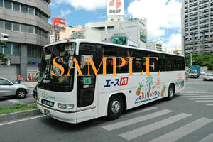 D【バス写真】Ｌ版１枚　東陽バス　セレガ　沖縄
