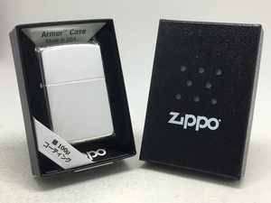 送料無料 ZIPPO[ジッポー]アーマーモデル 銀メッキ100ミクロン 162番 ミラー