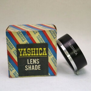 YASHICA LENS SHADE ヤシカ 内径54mm カブセ式 メタルフード レンズアクセサリー ヴィンテージ 外箱付 現状品 ／ 02-00184