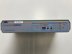 ★マウント金具付★ アライドテレシス GIGABIT ETHERNET SWITCH CentreCOM GS908XL 8ポート HUB ハブ スイッチングハブ レイヤー2