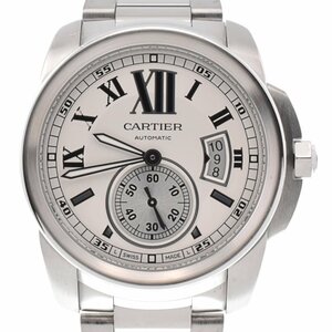 カルティエ CARTIER W7100015 カリブル・ドゥ・カルティエ 自動巻き メンズ 美品 箱付き R#129243