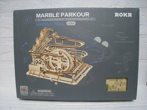 未組立 未使用 木製　3Dパズル　Robotime MARBLE PARKOUR LG501 マーブルコースター 動く