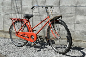 ●引き取り限定 ジャンク 郵便自転車 ベース車 064817号車 郵政 実用車 ロッドブレーキ レトロ