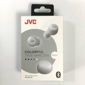 【未使用】JVC ワイヤレスステレオヘッドセット HA-A5T-W ホワイト Bluetooth 左右分離 イヤホン JVCケンウッド