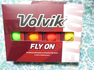 Volvikファンへ！★Volvik Flyon フライオン マット仕上げ カラーミックス★１ダース１２個★新品！