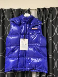 モンクレール フラグメント ベストダウン ブルー サイズ 1 新品 fragment moncler 藤原ヒロシ ジーニアス