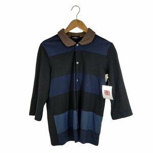 tricot COMME des GARCONS(トリココムデギャルソン) 14AW 丸襟 七分丈 ボーダ 中古 古着 0144