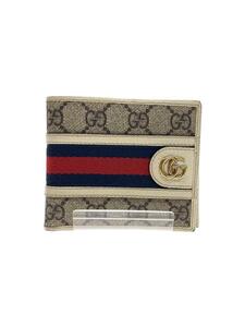 GUCCI◆2つ折り財布/-/WHT/メンズ/597609 0416